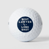 Lawyer Novelty Geschenk Golfball (Vorderseite)