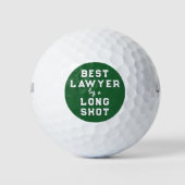 Lawyer Novelty Geschenk Golfball (Vorderseite)