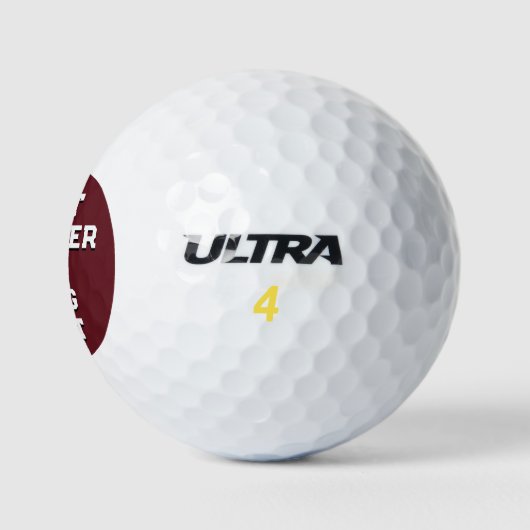 Lawyer Novelty Geschenk Golfball (Logo)