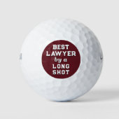 Lawyer Novelty Geschenk Golfball (Vorderseite)