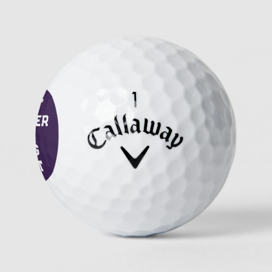 Lawyer Novelty Geschenk Golfball (Logo)