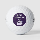 Lawyer Novelty Geschenk Golfball (Vorderseite)