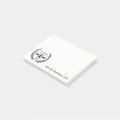 Lawyer Post-it Klebezettel (angewinkelt)