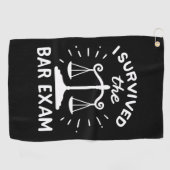 Lawyer Survived The Bar Exam Golfhandtuch (Horizontal)