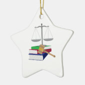 Lawyer Symbole Keramikornament (Links)
