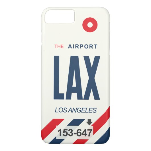 LAX Airport iPhone 7 PLUS Cover (Rückseite)