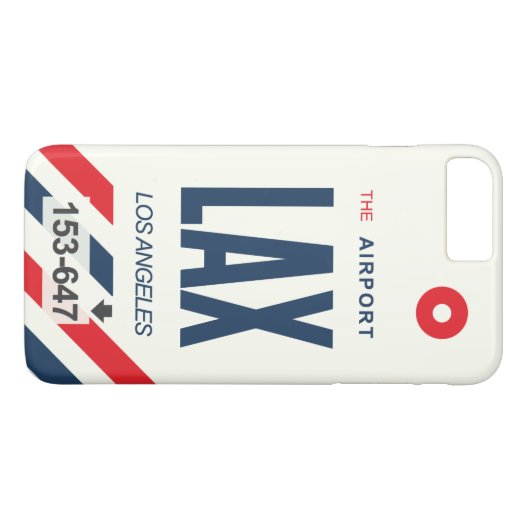LAX Airport iPhone 7 PLUS Cover (Rückseite (Horizontal))