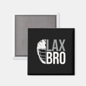 Lax Bro Funny Lacrosse Player Junge Kinder Magnet (Vorderseite/Rückseite)