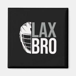 Lax Bro Funny Lacrosse Player Junge Kinder Magnet