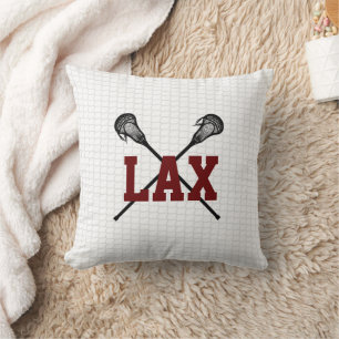 LAX Lacrosse hält die Farben der Netzsportteam-Tee Kissen