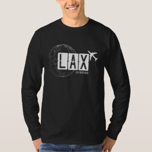 LAX Los Angeles Flughafen-Code Reise T-Shirt