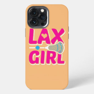 Lax Mädchen Lacrosse Stock Cute Lax Spieler Lacros iPhone 13 Pro Max Hülle