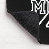 Lax Mama #42 Lacrosse Mama Player Nummer 42 Mutter Mousepad (Ecke)