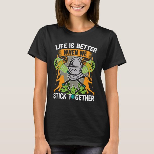 Lax Player Lacrosse T-Shirt (Vorderseite)
