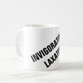 Laxativ beleben kaffeetasse (Vorderseite Links)