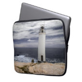 Laxe-Leuchtturm | Galizien, Spanien Laptopschutzhülle (Vorderseite Links)