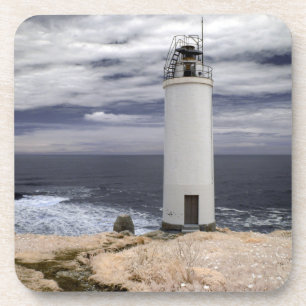 Laxe-Leuchtturm Galizien, Spanien Untersetzer
