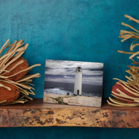 Laxe Lighthouse | Galicien, Spanien Fotoplatte (Seite)