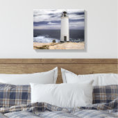 Laxe Lighthouse | Galicien, Spanien Leinwanddruck (Insitu (Schlafzimmer))