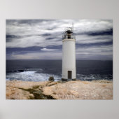 Laxe Lighthouse | Galicien, Spanien Poster (Vorne)