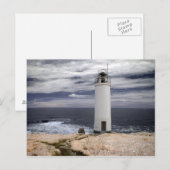 Laxe Lighthouse | Galicien, Spanien Postkarte (Vorne/Hinten)