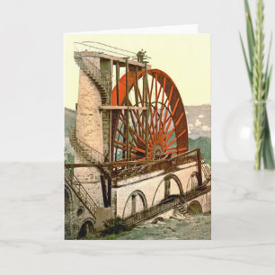Laxey Wheel 1890 Karte