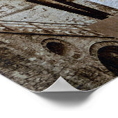 Laxey Wheel auf der Insel Man Poster (Ecke)