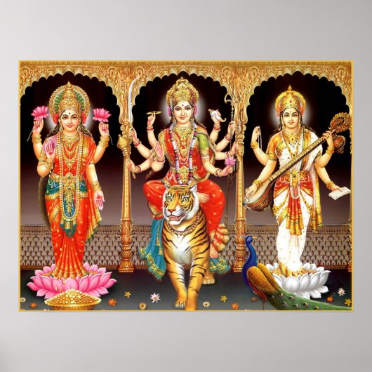 Laxmi Durga Saraswati Poster (Vorne)