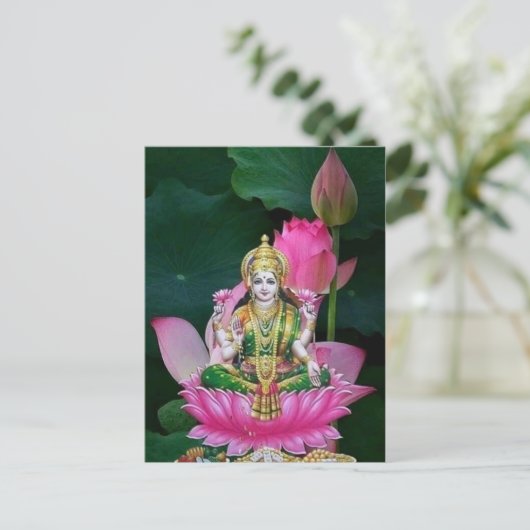 laxmi Postkarte (Stehend Vorderseite)