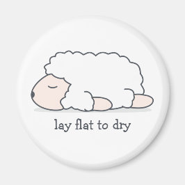 Lay Flat to Dry Sheep Magnet