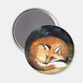 "Lay Fox" Magnet für Wildnis (Vorderseite/Rückseite)