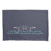 Lay Me Down in Peace & Sleep Bible Verse