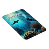 Layang Layang Malaysia Scuba Diver Hammerhead Magnet (Rechte Seite)