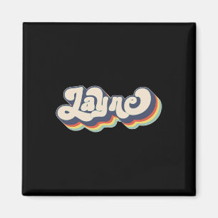 Layenname Personalisierter Nachname Vorname Ebene Magnet