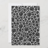 LAYER DIAMOND BLACK SILVER ELEGANT WEDING EINLADUNG (Rückseite)