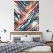 Layered Abstrakt Spray Paint Leinwanddruck (Insitu (Schlafzimmer))