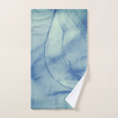 Layered Aqua Badhandtuch Set (Handtuch)