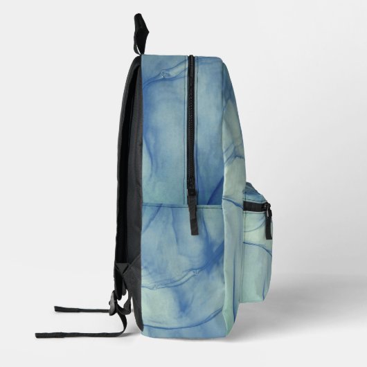 Layered Aqua Bedruckter Rucksack (Links)