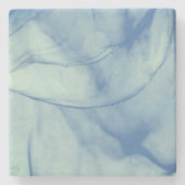 Layered Aqua Steinuntersetzer (Vorderseite)