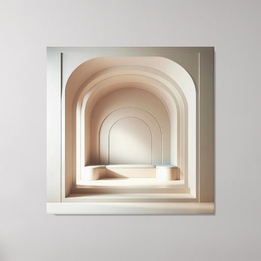 Layered Arch Niche Leinwanddruck (Vorderseite)