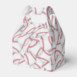 Layered Baseballs Muster Geburtstag Geschenkschachtel