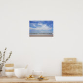 Layered Beach View Poster (Küche)
