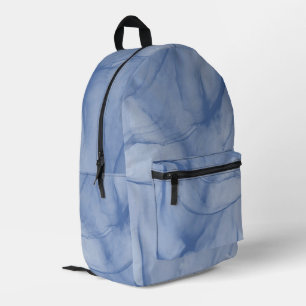 Layered Blue Bedruckter Rucksack