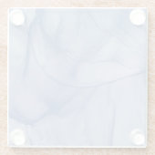 Layered Blue Glasuntersetzer (Rückseite)