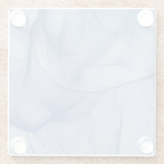 Layered Blue Glasuntersetzer (Rückseite)