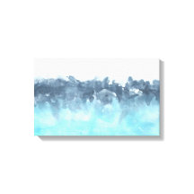 Layered Blues Abstrakte Malerei