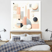 Layered Dimensional Harmony Leinwanddruck (Insitu (Schlafzimmer))