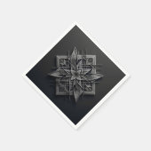 Layered Filigree Bloom Serviette (Ecke)
