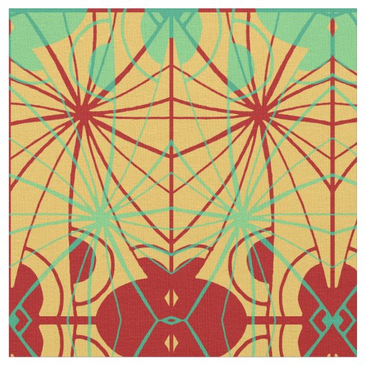 Layered Geometrics Stoff (Nahaufnahme)