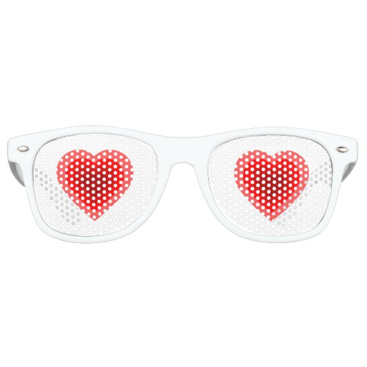 Layered Heart Design Partybrille (Vorderseite)